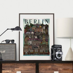 Berlin Cityscape - Illustration Print