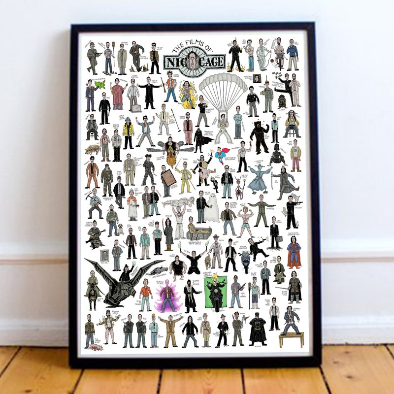 Nicolas Cage - Etsy