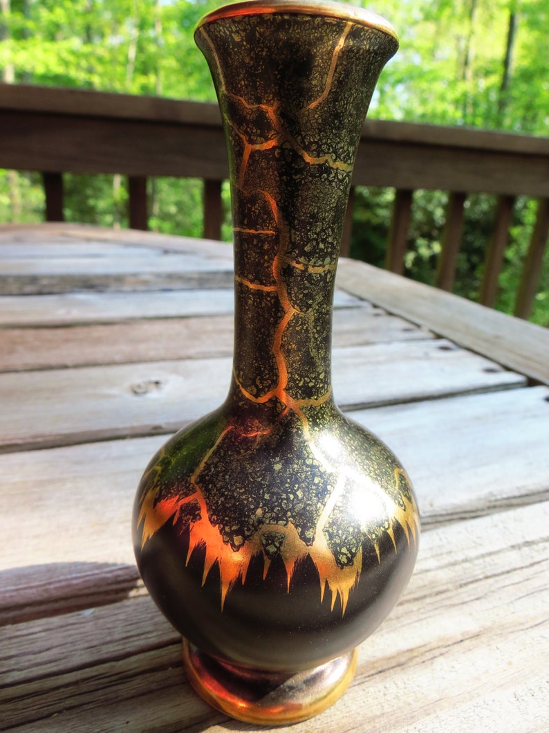 Vintage Vase 1960s Bud Vase Made in Germany with Hand Etsy