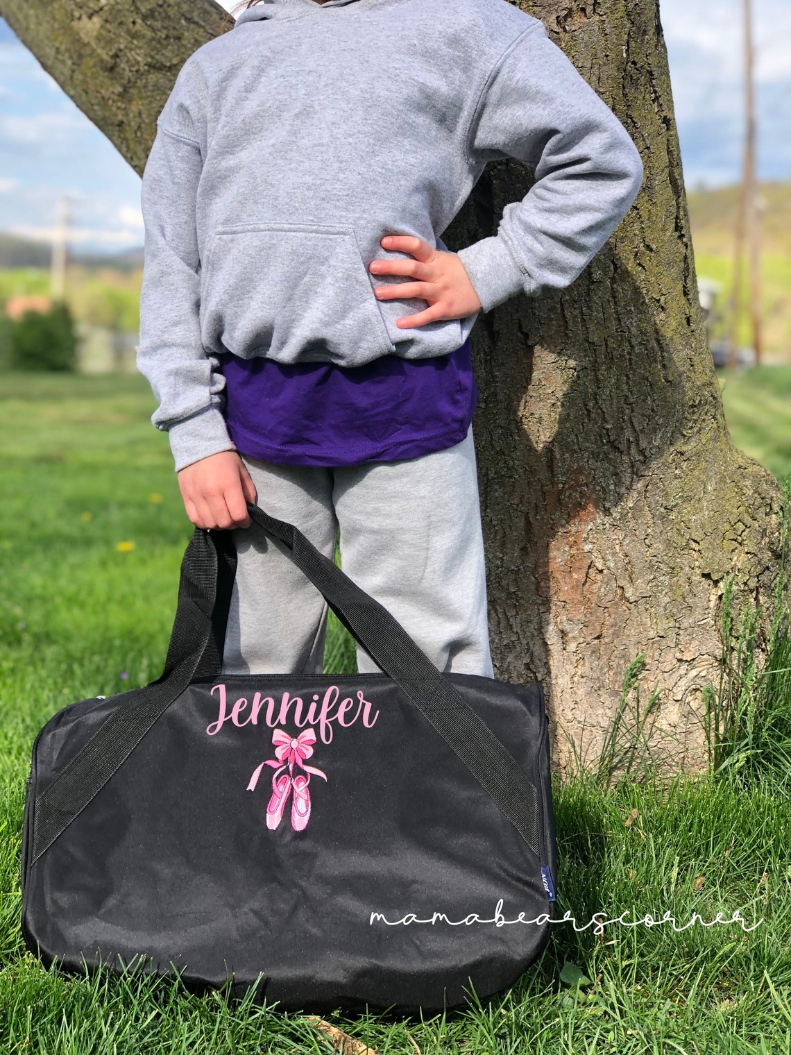 PERSONALIZED dance bag ballet bag girl dance bag Teen bag Etsy