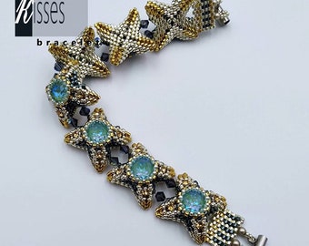 Instant download - Kisses bracelet tutorial