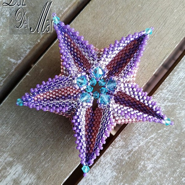Instant download - Luz Del Mar star ornament TUTORIAL