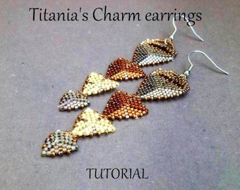 Instant download-Titania's charm earrings Tutorial