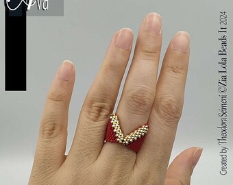 Instant download-SET Ava ring & bracelet Tutorial