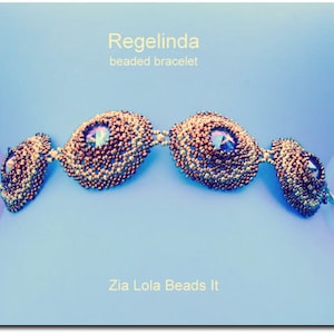 Instant Download - Regelinda beaded bracelet Tutorial
