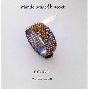 Instant download-Mando beaded bracelet tutorial image 3