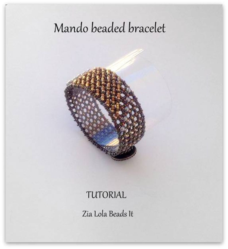 Instant download-Mando beaded bracelet tutorial image 3