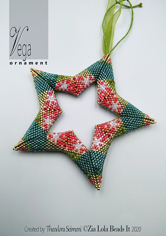 instant download-Vega star Ornament Tutorial