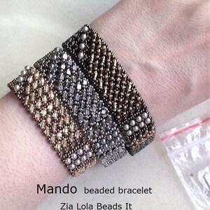 Instant download-Mando beaded bracelet tutorial image 2