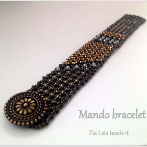 Instant download-Mando beaded bracelet tutorial image 1