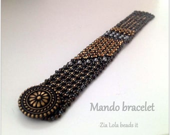 Instant download-Mando beaded bracelet tutorial