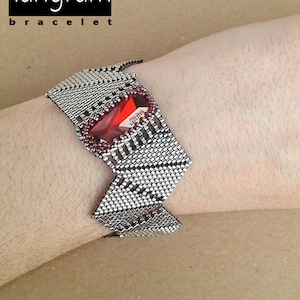 Instant Download - Tangram beaded bracelet tutorial