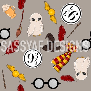Wizard Seamless File, 300 DPI, Fabric design