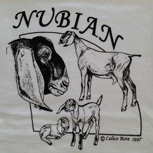 Nubian Dairy Goat T-Shirt