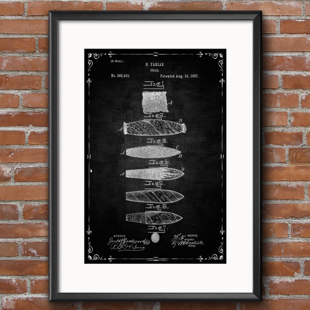 Cigar Poster Cigar Wall Decor Cigar Art Cigar Wall Art - Etsy