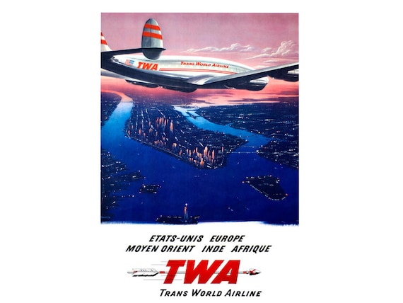 1960/'s BOAC Boeing 707 Poster A3 Print