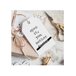 Funny Gift Tags, Funny Christmas Gift Tags, Funny Swear Word Gift Tags, Adult Gift Tags, Christmas Gift Tags, Funny Holiday Gift Tags image 1