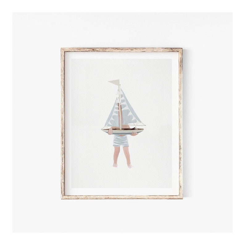 Boys Bathroom Wall Art Printable Wall Art Coastal Bathroom - Etsy