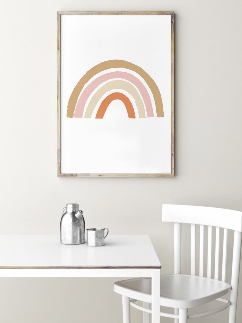 Rainbow Printable Wall Art Rainbow Wall Art Rainbow Decor Etsy
