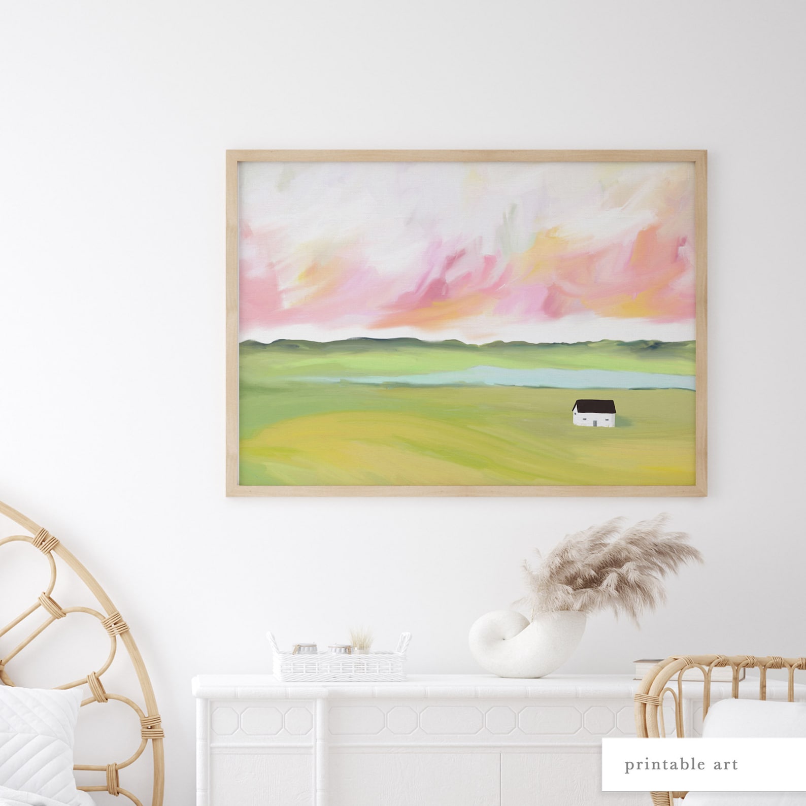 Farmhouse Wall Decor Printable Wall Art Landscape Wall Art - Etsy