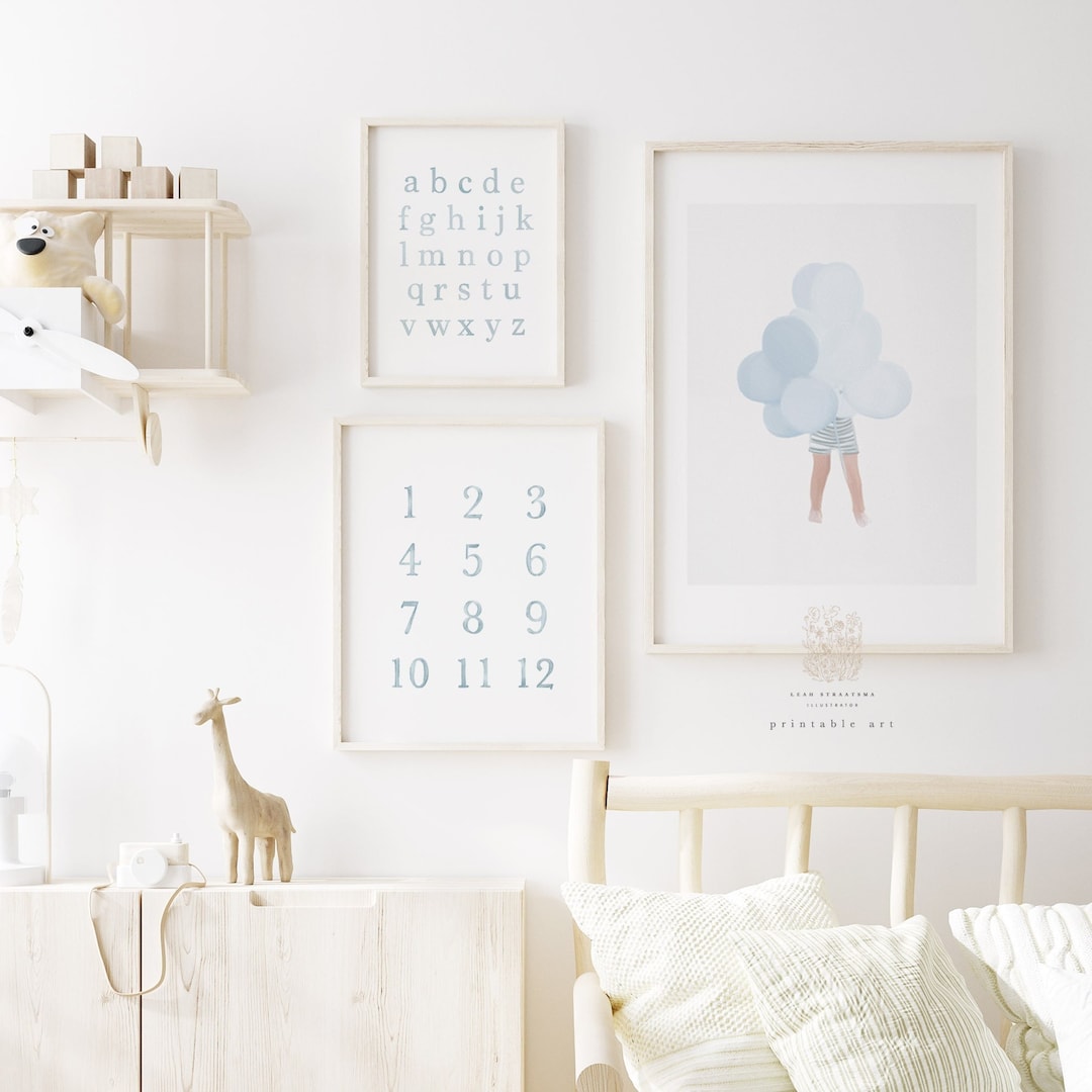 Boys Wall Art, Coastal Wall Art, Printable Wall Art, Nursery Print Set ...