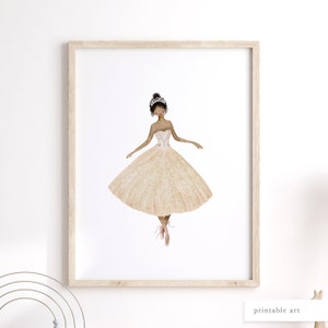 Sugar Plum Fairy, Printable Wall Art, Girls Room Wall Decor, Nutcracker ...