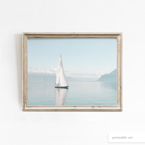 Sailboat Wall Art Etsy