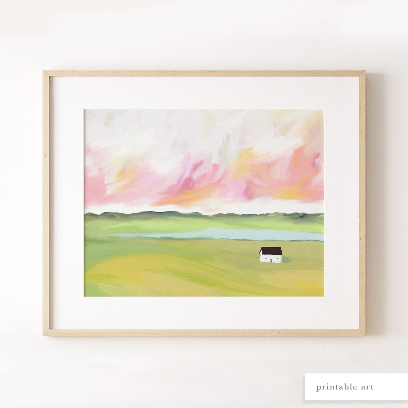 Farmhouse Wall Decor Printable Wall Art Landscape Wall Art - Etsy