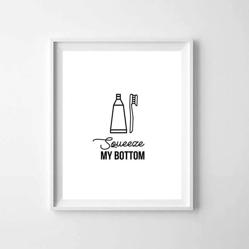 Funny Bathroom Art PRINTABLE Art Funny Art Bathroom Art Etsy Funny Bathroom Art PRINTABLE Art Funny Art Bathroom Art Etsy