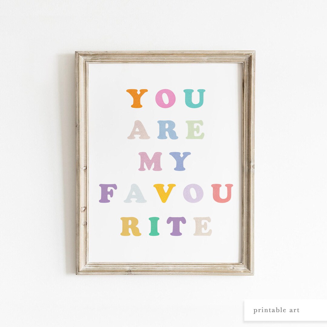 Colorful Nursery Art, Printable Wall Art, Kids Quotes Wall Art, Nursery