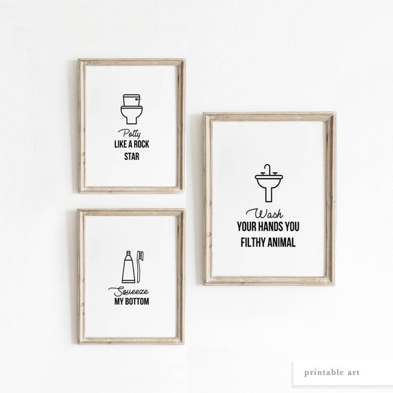 Bathroom prints deals