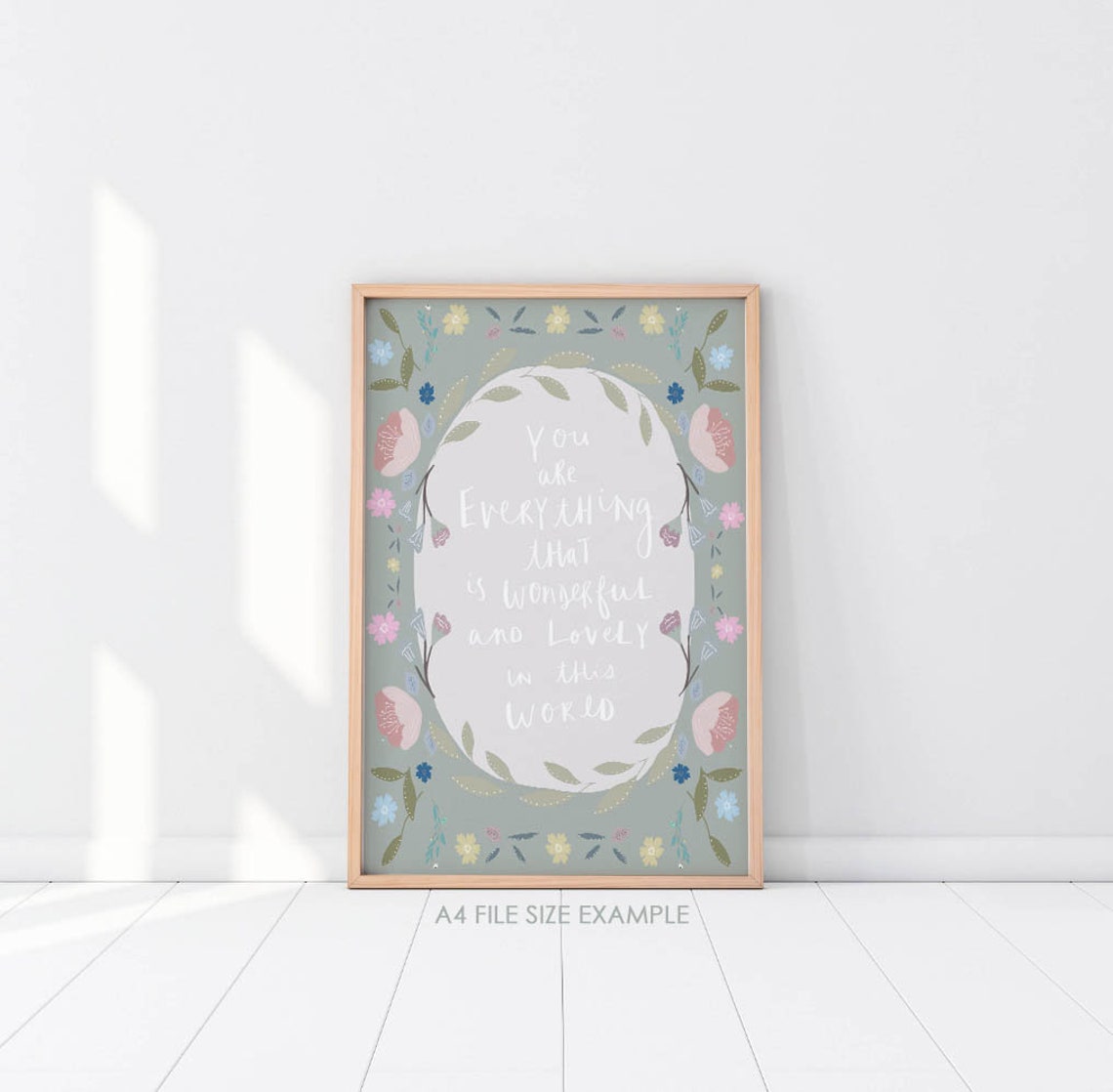 Inspirational Nursery Wall Art Inspirational Kids Wall Art | Etsy