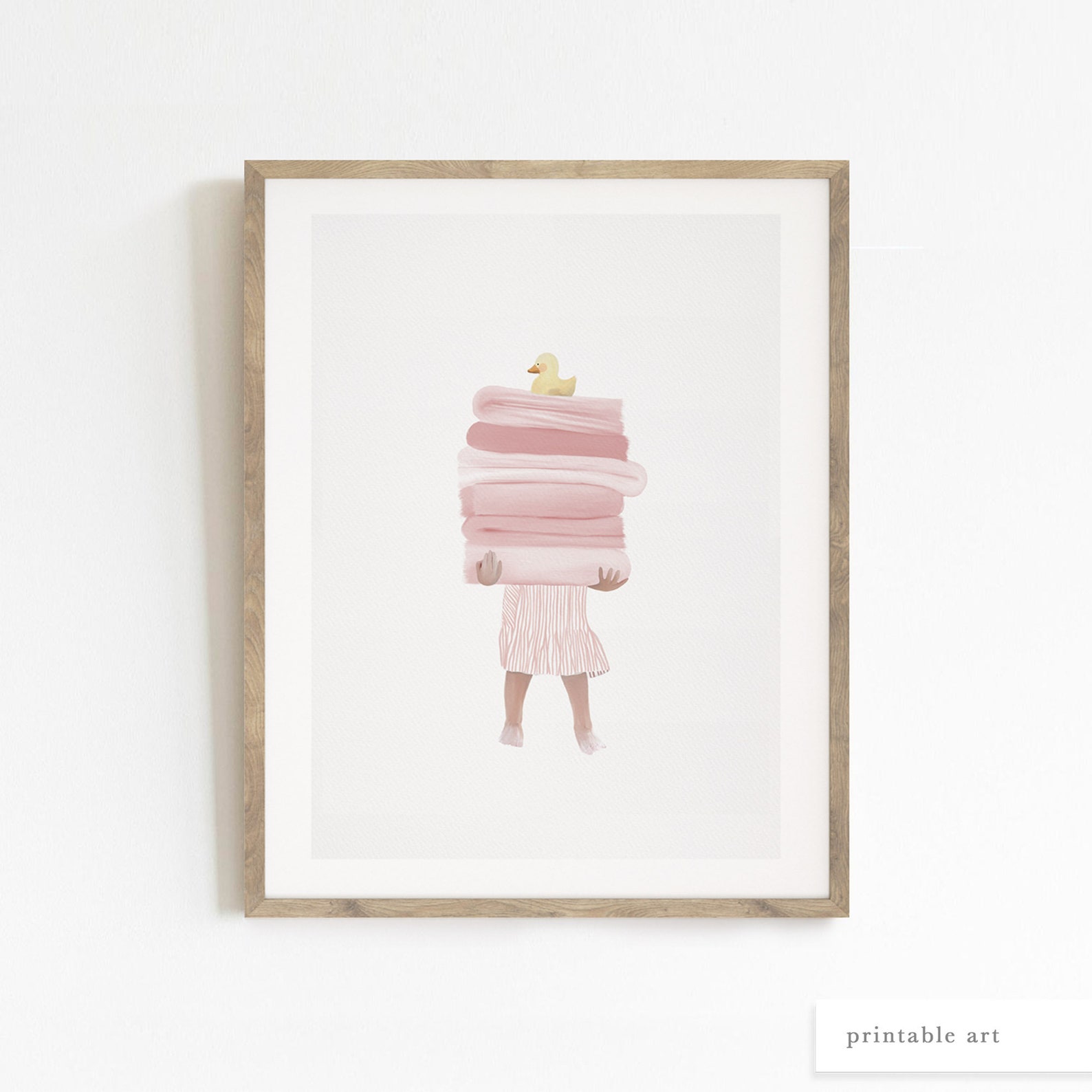 Girls Bathroom Decor Printable Wall Art Kids Bathroom Wall - Etsy