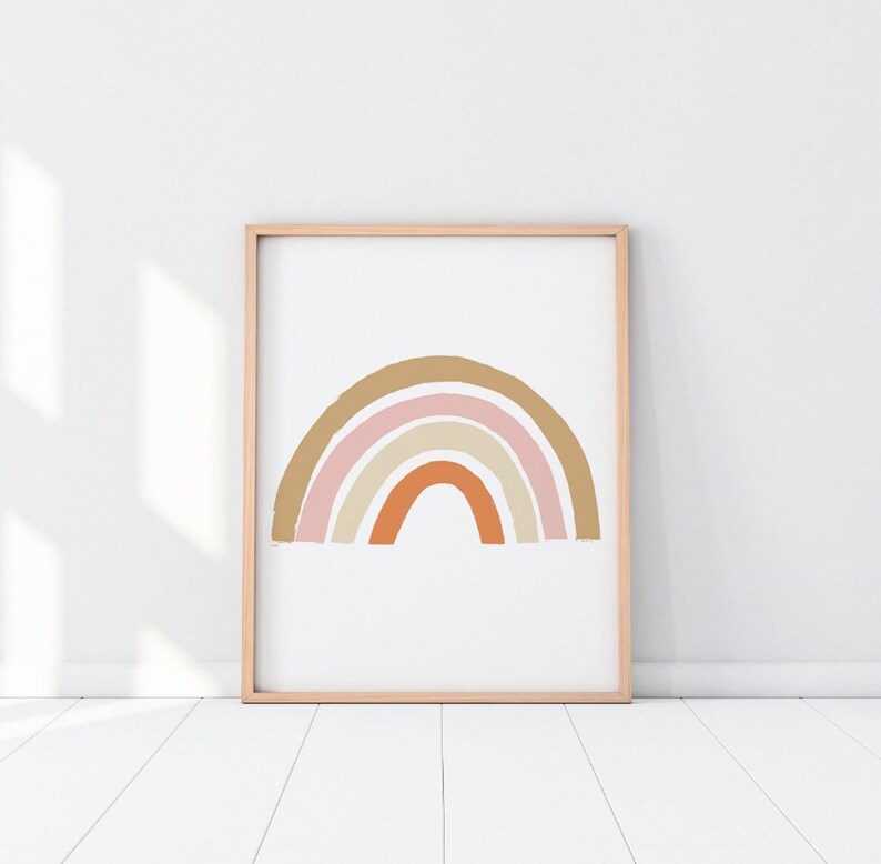 Rainbow Printable Wall Art Rainbow Wall Art Rainbow Decor | Etsy