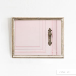 Rosa Tür Print, Mädchen Rosa Wandkunst, druckbare Wandkunst, Rosa Fotografie, Kinderzimmer Kunstdruck, Tür Wandkunst, Mädchenzimmer Dekor, Tür Foto