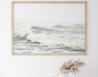 海の波の写真プリント - 海岸沿いの壁アート