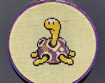 Shiny Shuckle Pokemon Cross Stitch