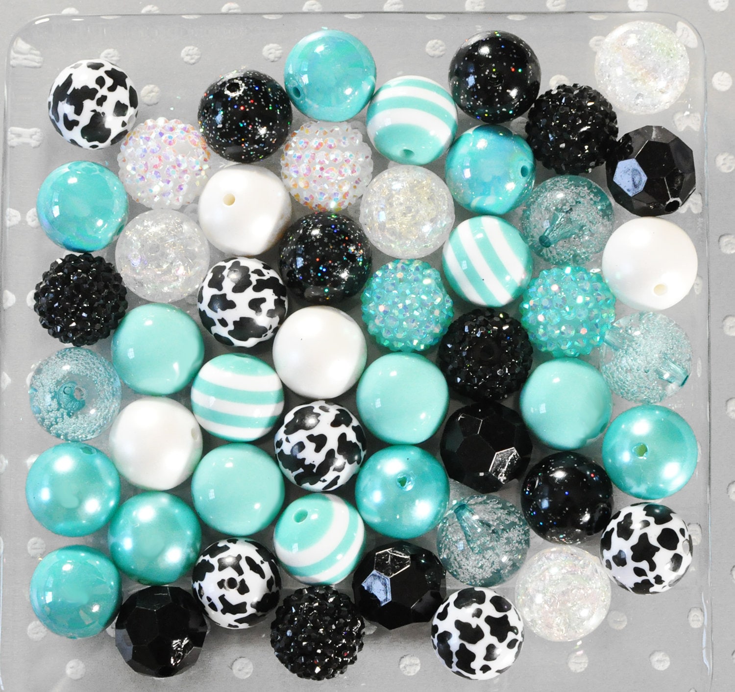 50pcs Beads For Pen Making Colorful Punched Beads Loose Beads Beadable Pen  Beads