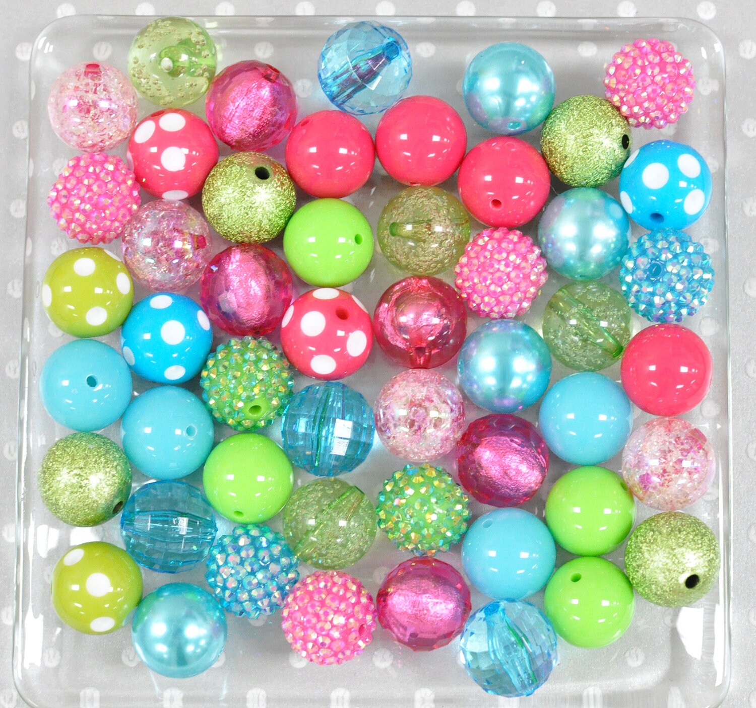 Bubblegum cheap beads bulk