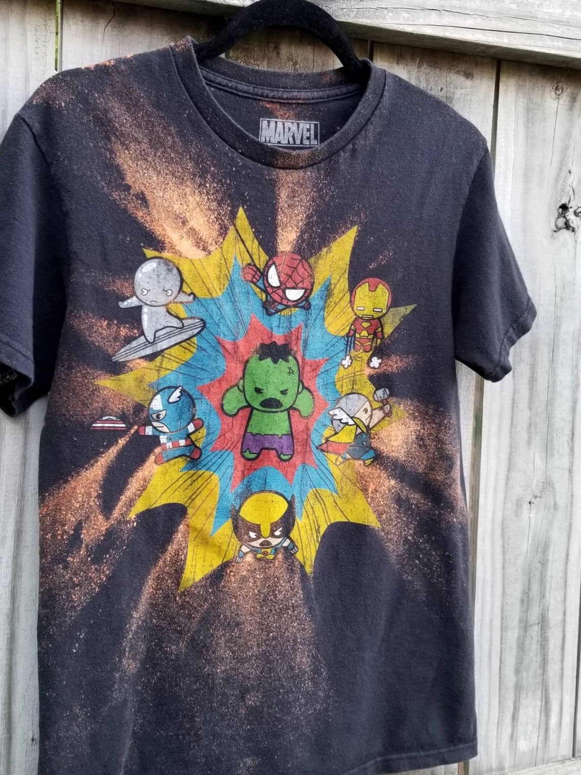 tie dye a black shirt