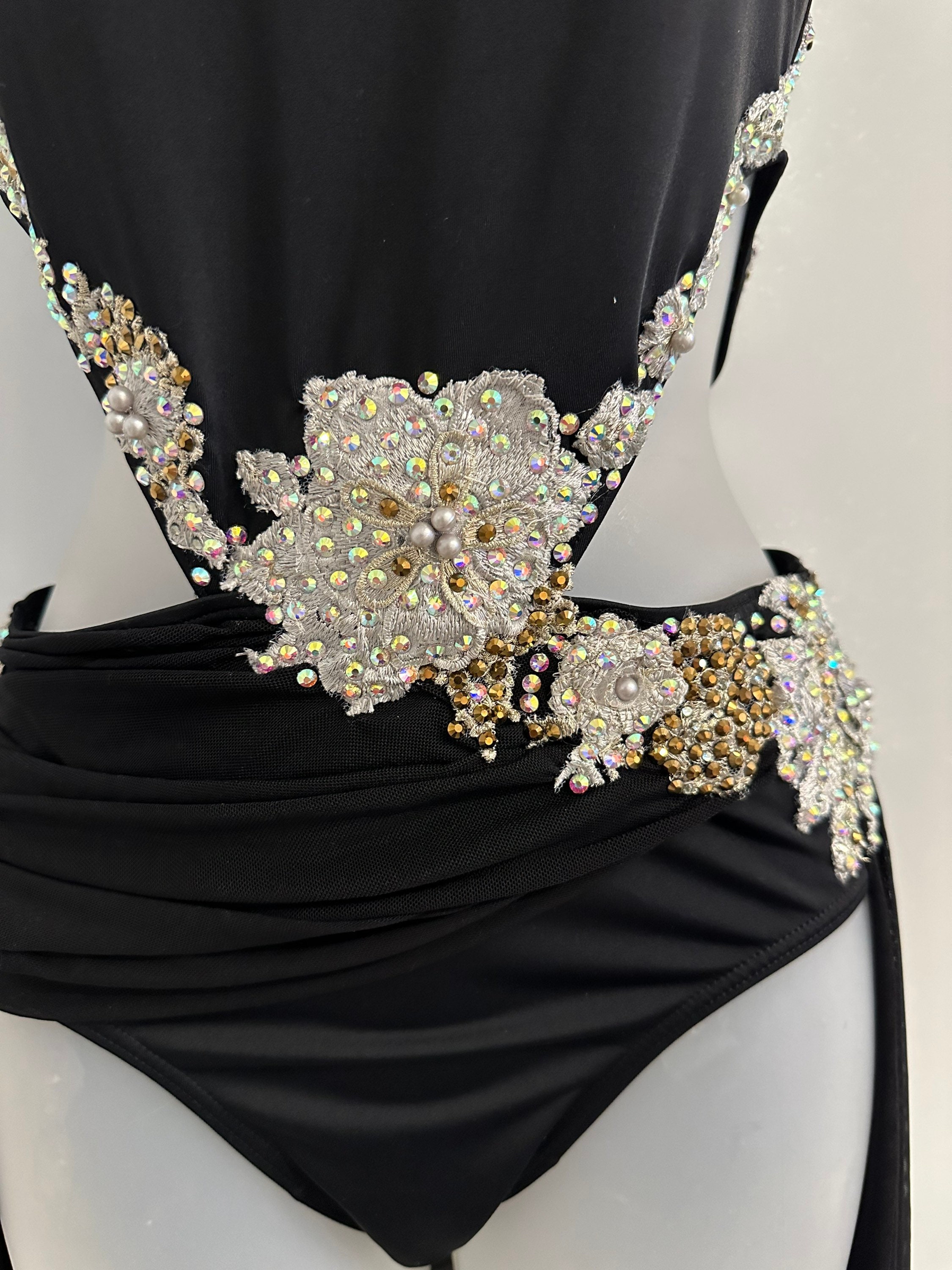 Black Dance Solo Costume Adult SA ready to Ship Etsy