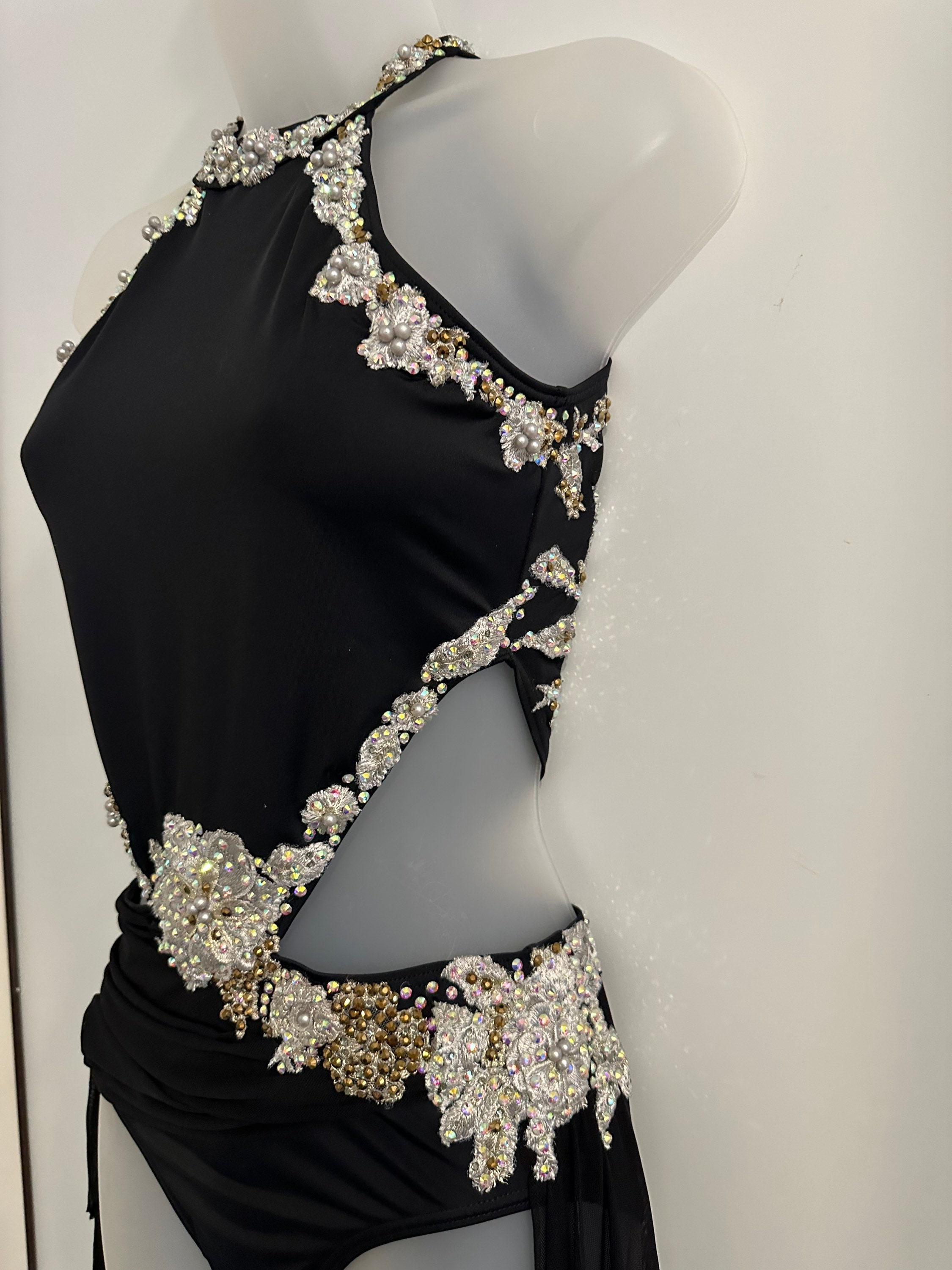 Black Dance Solo Costume Adult SA ready to Ship Etsy
