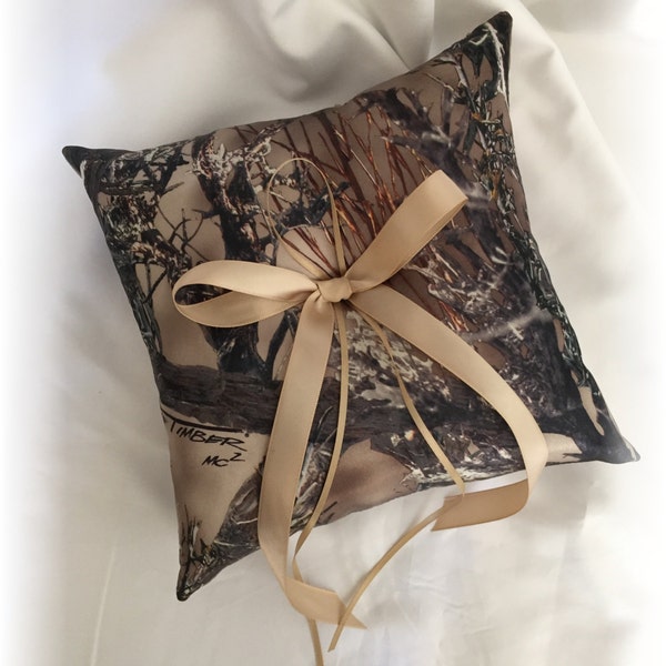 Camo Wedding Pillow Etsy