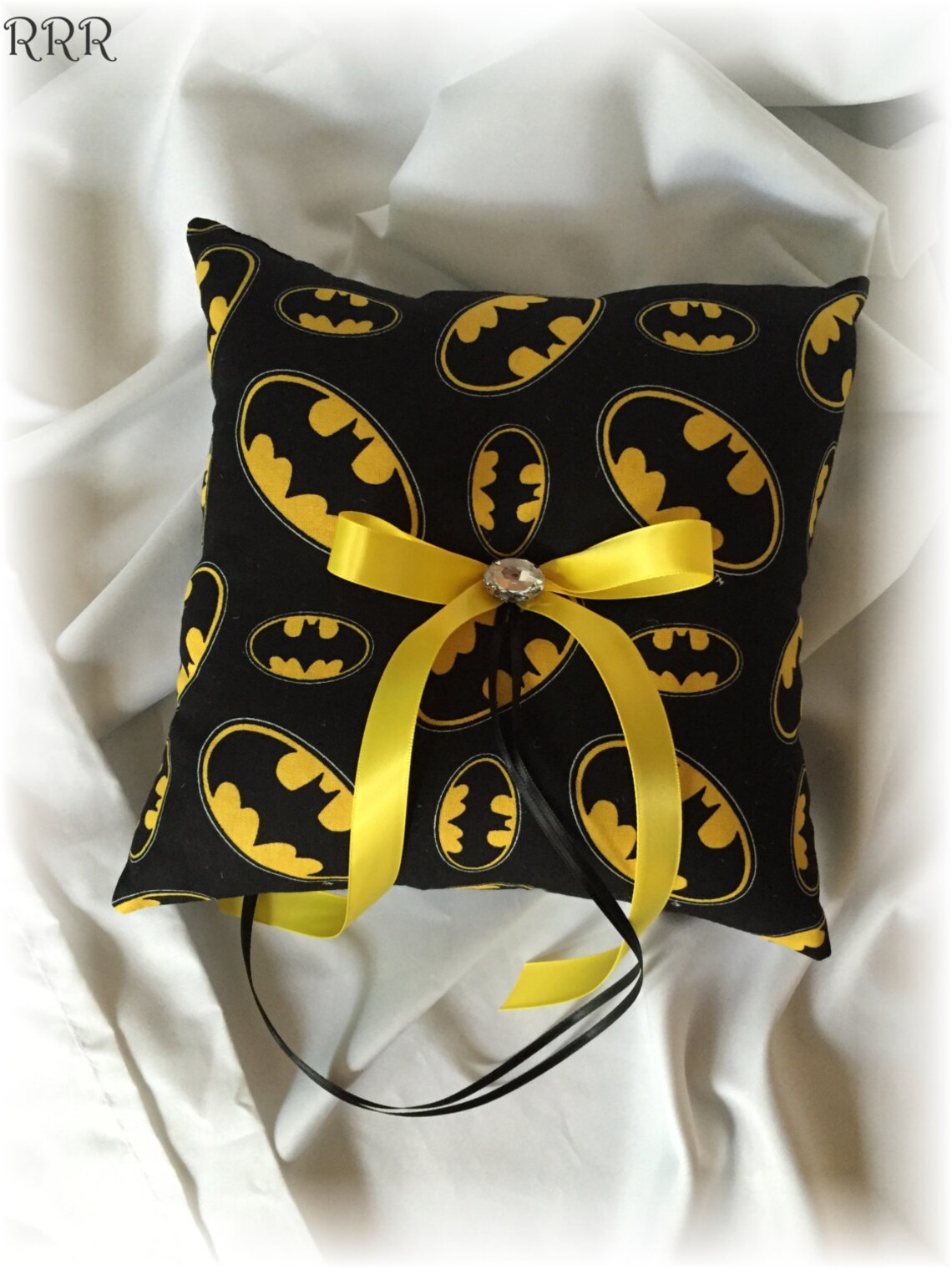 Batman Wedding Flower Basket Ring Pillow Batman Flower Girl Etsy