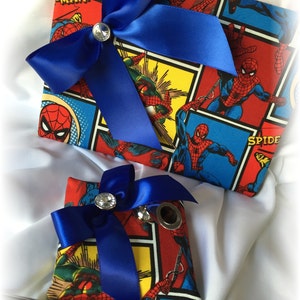 Spiderman Wedding Guest Book and Pen, Superhero Wedding Book, Superhero Wedding