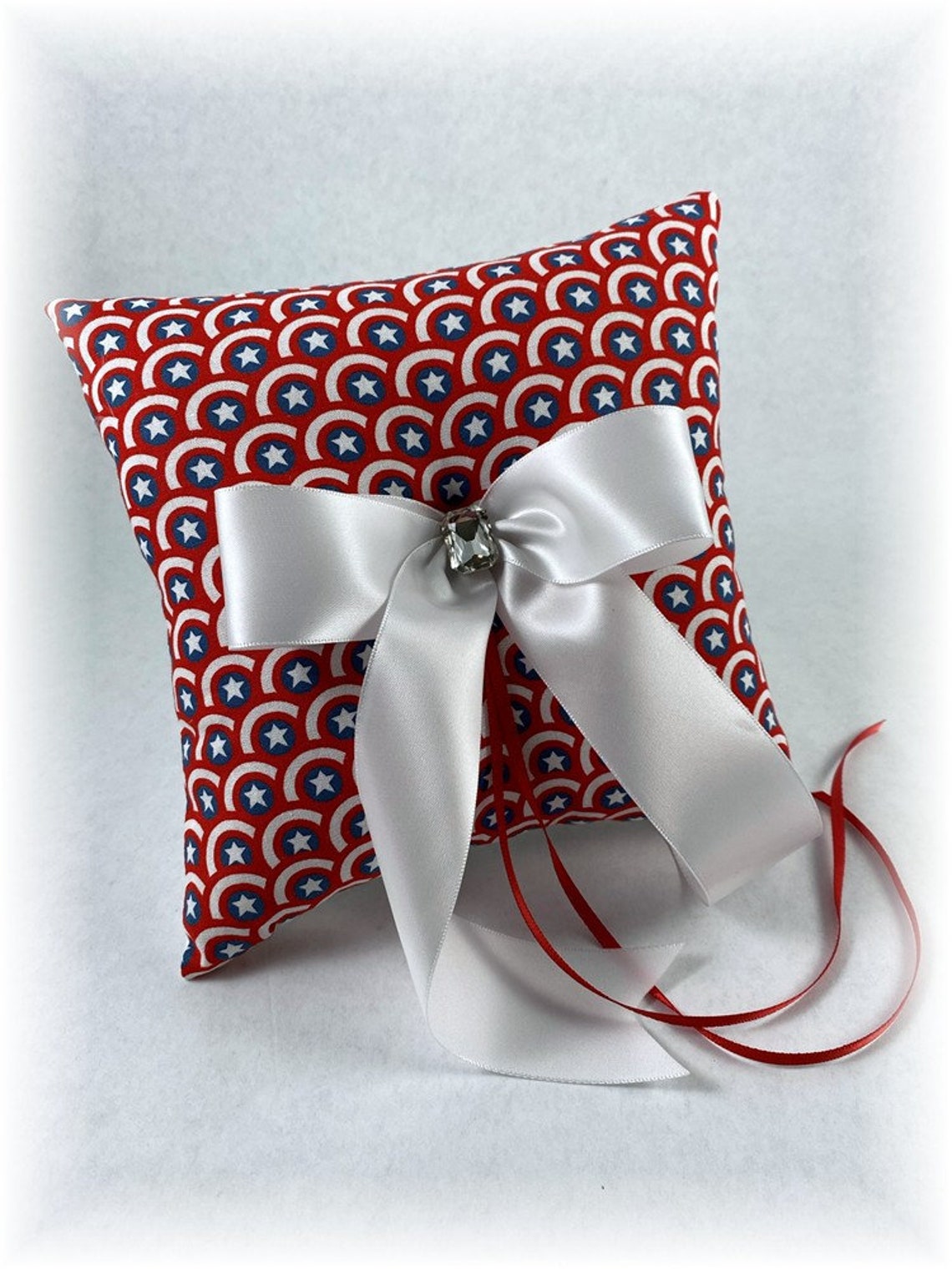 Captain America Wedding Ring Pillow Superhero Ring Pillow ...