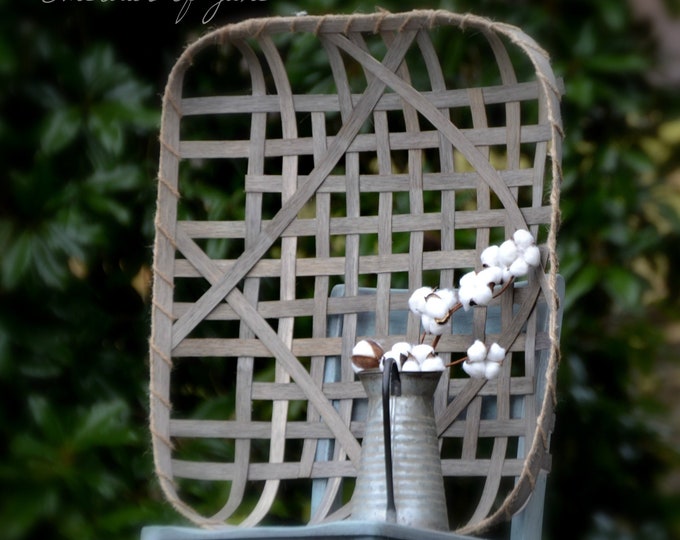 Extra Large Square Tobacco Basket 30x30 Etsy