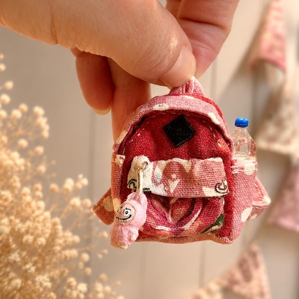 Dollhouse 1:12 scale backpack