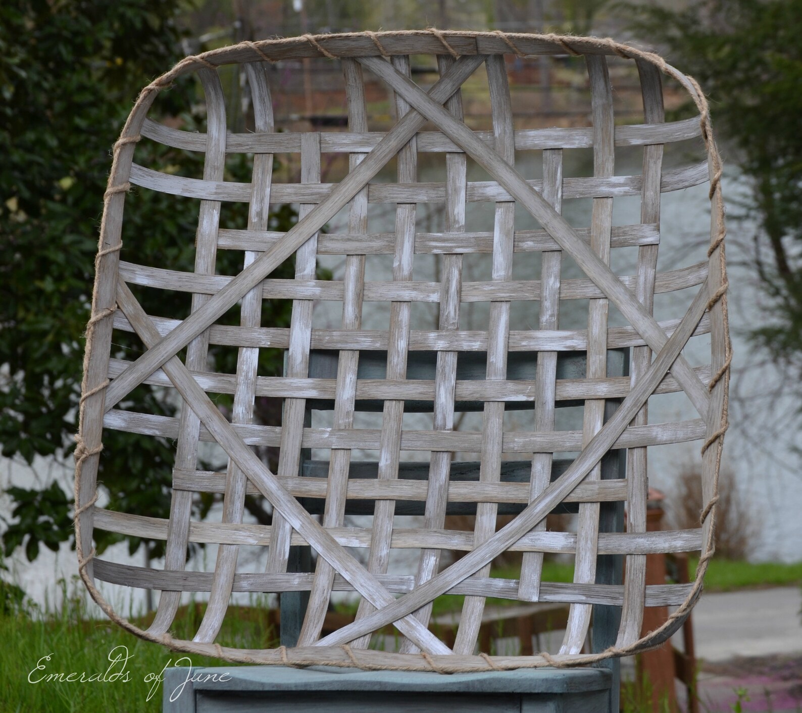 Extra Large Square Tobacco Basket 30x30 Etsy