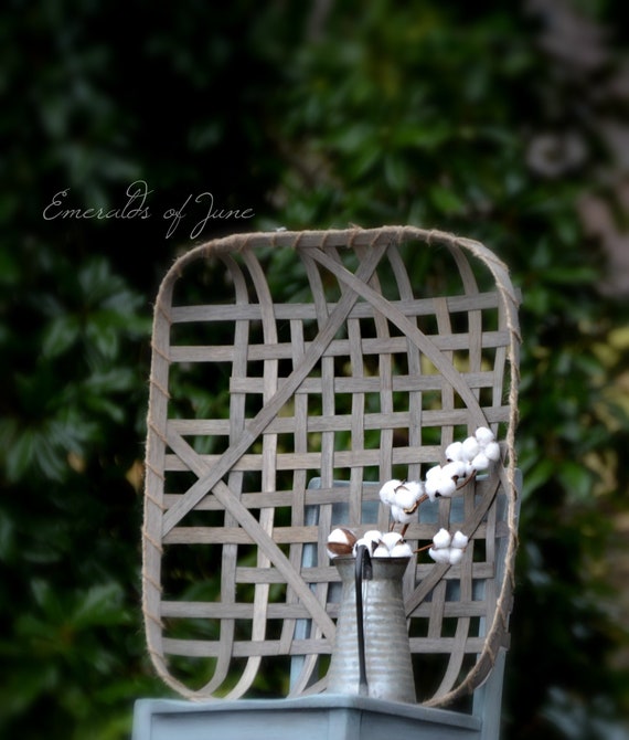 Extra Large Square Tobacco Basket 30x30 Etsy